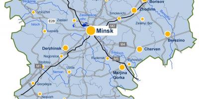 Minsk hartë Bjellorusi